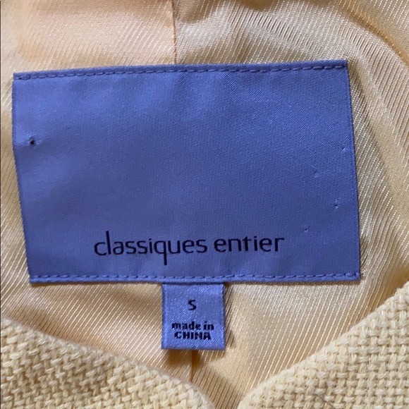Classiques Entier Yellow Blazer/Jacket - Picture 3 of 4